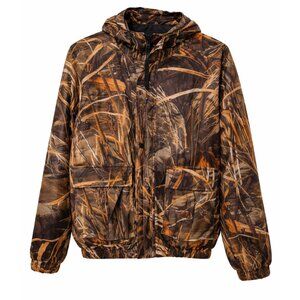 Mad Dog Men's Hooded Camo Full Zip Jacket - L